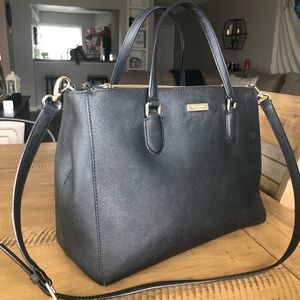 Kate Spade Large Tote - Jet Black.